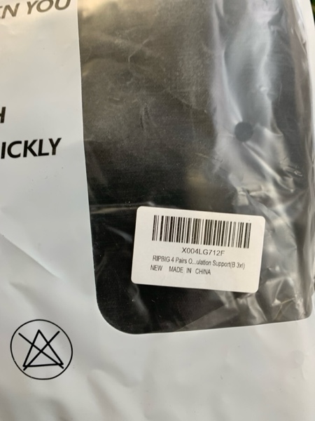 Condition photo showing New/Like New for (3XL) 4 Pairs Open Toe Plus Size Compression Socks for Women and Men Wide Calf Extra Large for Circulation Support