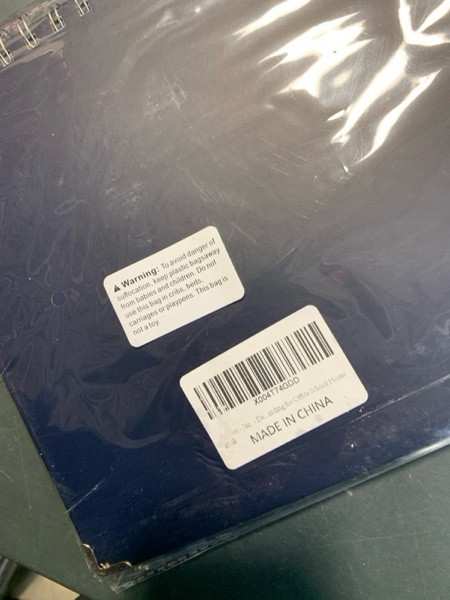 Condition photo showing New/Like New for GuassLee Large 2026 Planner, Weekly and Monthly Planner from January 2026-December 2026, 8.5"x 11" Calendar Agenda Book with Back Pocket, Stickers for Home Office School Supply, Navy Blue White Black (8.5"×11")A4