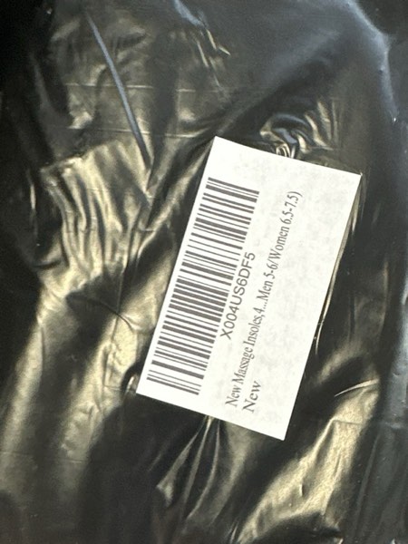 Condition photo showing New/Like New for Insoles for Men Women,4D Breathable Memory Foam Cloud Massage Insoles, Enhanced Arch Support & Cushioned Comfort,Relief Foot Pain,Fits All Shoe Types(2 Pairs-Orange,Men 5-6/Women 6.5-7.5)