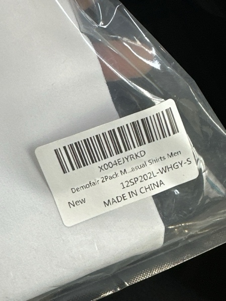 Condition photo showing New/Like New for Men's Dress Shirts Solid Wrinkle-Free Long Sleeve Button Down Shirt Regular Fit Formal Shirts