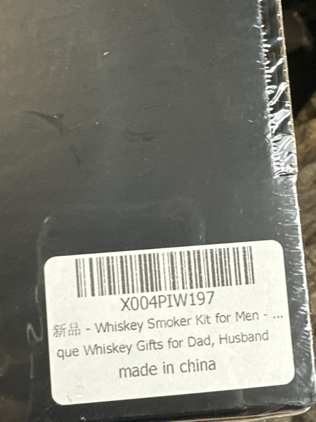 Condition photo showing New/Like New for Electric Whiskey Smoker Kit,Rechargeable Cocktail Smoker Kit with 3 Light Modes,Bourbon Smoker Kit,4Wood Chips,Birthday/Christmas Gifts for Men,Dad,Husband