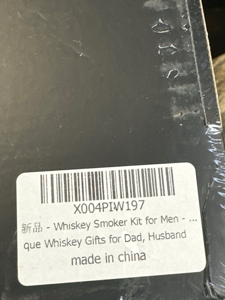 Condition photo showing New/Like New for Electric Whiskey Smoker Kit,Rechargeable Cocktail Smoker Kit with 3 Light Modes,Bourbon Smoker Kit,4Wood Chips,Birthday/Christmas Gifts for Men,Dad,Husband
