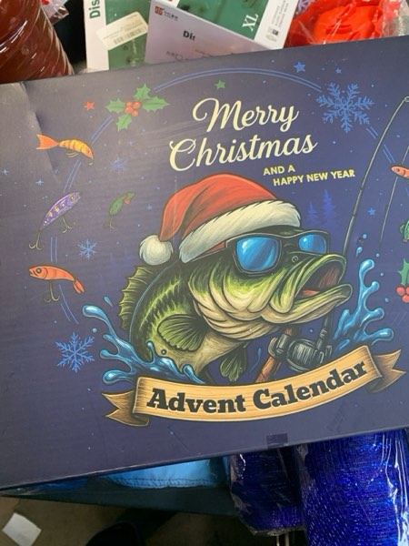 Condition photo showing New/Like New for EXUN Premium Fishing Advent Calendar 2025 – 24 Days of Curated Lures for Men, Teens & Dads – Christmas Countdown Gift Box for Bass & Trout Fishing Enthusiasts