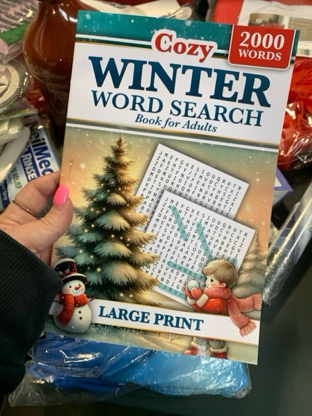 Condition photo showing New/Like New for Winter Word Search Book for Adults