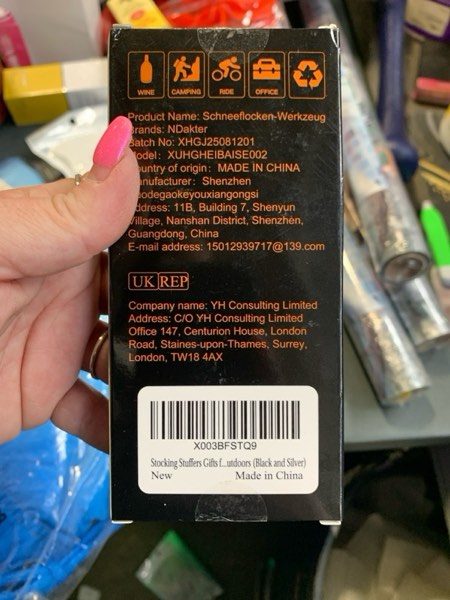 Condition photo showing New/Like New for Stocking Stuffers Gifts for Men, 2 Pack 18 in 1 Snowflake Multitool, Cool Gadget Gift for Dad, Christmas Fathers Dad Gift, Portable Bottle Opener Wrench Multitools for Camping Cycing Travel Outdoors