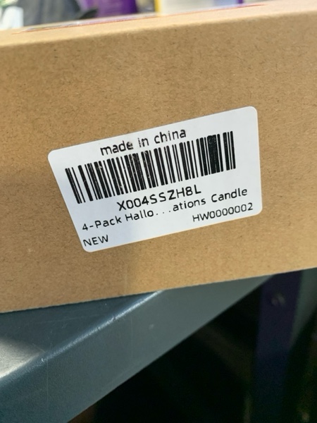 Condition photo showing New/Like New for Christmas Pumpkin Light 16 Colors RGB with Remote Timer - Set of 4 Flickering Jack-O-Lantern Lights, Candle Tea Light for Pumpkins Halloween Outdoor Home Party Decor Gift