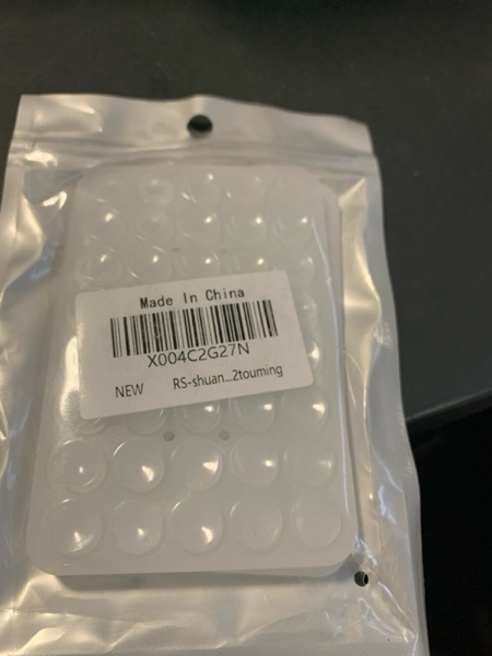 Condition photo showing New/Like New for Silicone Suction Cup Phone Case Mount Double Sided, Phone Accessories Hands-Free Sticky Phone Grip for Selfies and Videos, Anti-Slip Phone Suction Grip for iPhone and Android (2pcs-White)