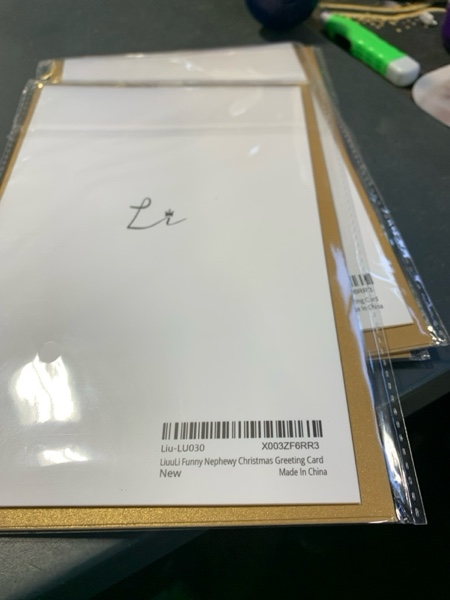 Condition photo showing New/Like New for Individual Merry Christmas Card for Nephew, Lovely Christmas Gifts from Uncle Aunt, Star Tree Xmas Gift for Nephew, Happy Holiday Card for Her 30