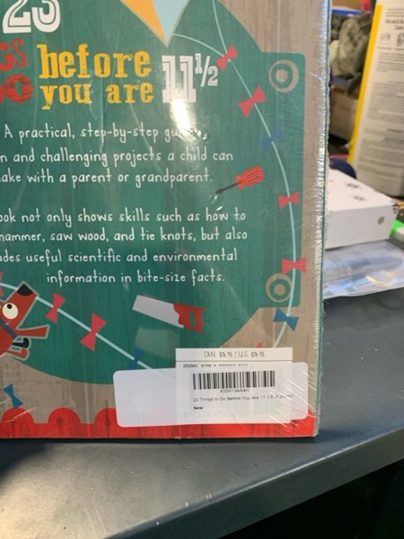 Condition photo showing New/Like New for 23 Things to Do Before You Are 11 1/2: A practical step-by-step guide for things to make in your backyard