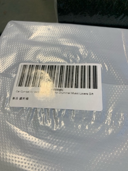 Condition photo showing New/Like New for Car Cymbal Air Vent Symbol Drum Crash for Dash, Suitable for Drummer Music Lovers Gift