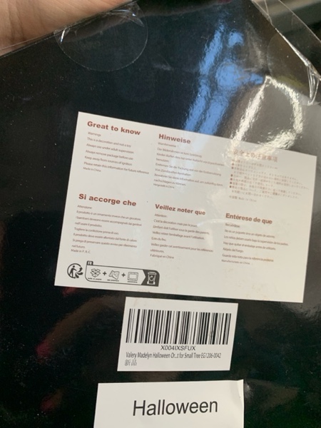 Condition photo showing New/Like New for Valery Madelyn Halloween Ornaments Tree Decorations, 40ct Medium Shatterproof Ghost Cat Jack-o'-Lantern Pumpkin Hanging Ball Ornaments Set for Small Tree, Cute Holiday Party Indoor Home Decor