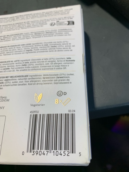 Condition photo showing Good Condition for Walker’s Shortbread Milk Chocolate Coated Shortbread Fingers - 8-Count Christmas Cookie Box -Authentic Shortbread Cookies from Scotland