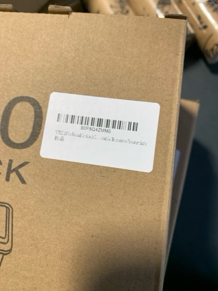 Condition photo showing New/Like New for 20Pcs Reusable Snack Containers with Lids,Condiment Snackle Box Container, Double Compartment Meal Prep Containers, Snack Pack Containers, Lightweight and Stackable,Microwave Freezer Safe