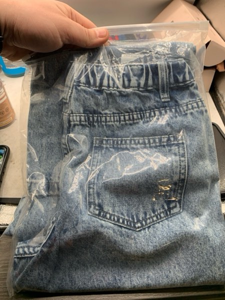 Condition photo showing New/Like New for (10 Years) Girls Straight Leg Bootcut Ripped Baggy Jeans for 8-12 Y Old - Adjustable Stretch Waist Pull Up 5 Pockets Washed Denim Pants Straight Leg 10 Years