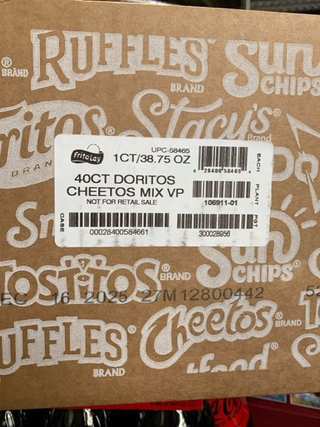 Condition photo showing New/Like New for Frito-Lay Doritos & Cheetos Mix Snacks Variety Pack