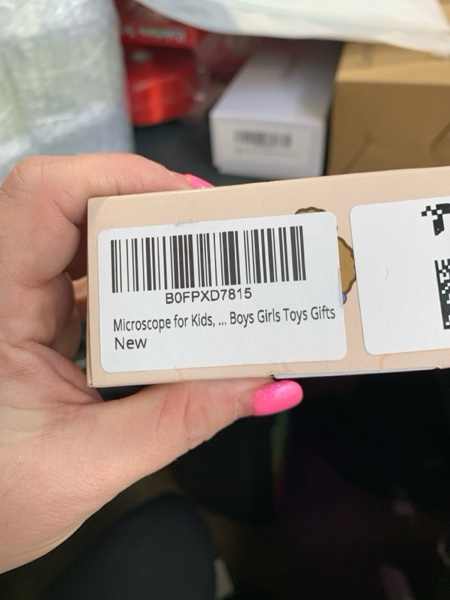 Condition photo showing New/Like New for 2 in 1 Microscope for Kids Video Camera, UPSPORT 2"HD IPS Screen 1000X Handheld Digital Microscopes Pocket Portable Microscope Camera, USB PC Compatible, STEM Science Edu Fun for Boys Girls Toys Gifts