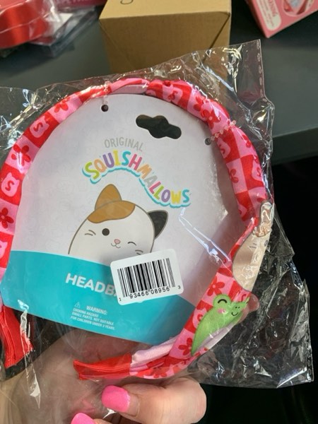 Condition photo showing New/Like New for LUV HER Licensed Squishmallows Knotted Headband - Thick Headbands For Girls - One Size Fit All - Hair Accessories For Her Ages 8+