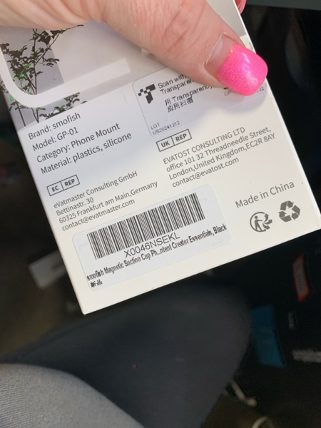 Condition photo showing New/Like New for Magnetic Suction Phone Mount for MagSafe Case, Silicone Sticky Grip Holder for iPhone 16/15/14/13/12, Removable Hands-Free Selfie/Video for TikTok Influencers, Women Gift, Black