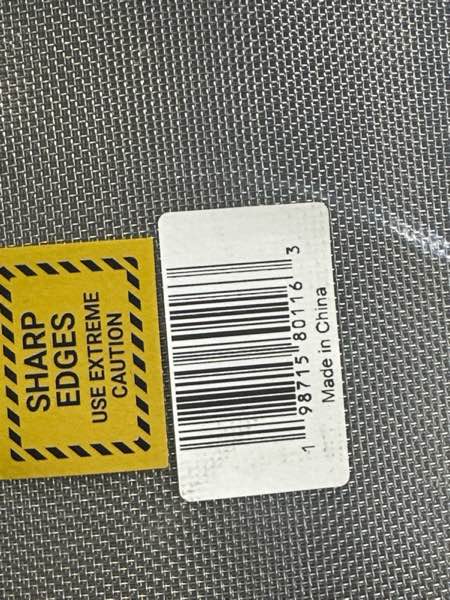 Condition photo showing New/Like New for Californistan Stainless Steel Wire Mesh 4-Pack 12×8 Inches – Durable, Easy to Cut & Rust-Proof 1mm H