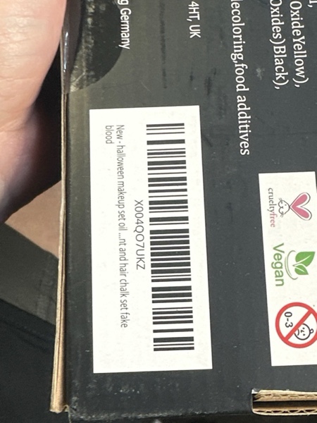 Condition photo showing New/Like New for Depvision SFX Makeup Kit Halloween Makeup Set Professional Face Body Paint Special Effects Makeup Set with Fake Blood Temporary Tattoo Hair Chalk Oil Body Paint Sponges Brushes for Halloween Party