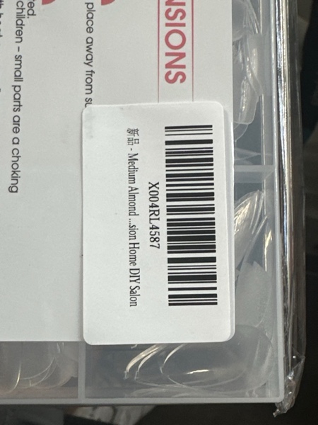 Condition photo showing New/Like New for Medium Almond Nail Tips, SSWSBYKE 300pcs Soft Gel Nail Tips for Full Cover Pre-Shaped Acrylic Fake Nails Tips 15 Sizes Half Matte Press On Nails for Extension Home DIY Salon