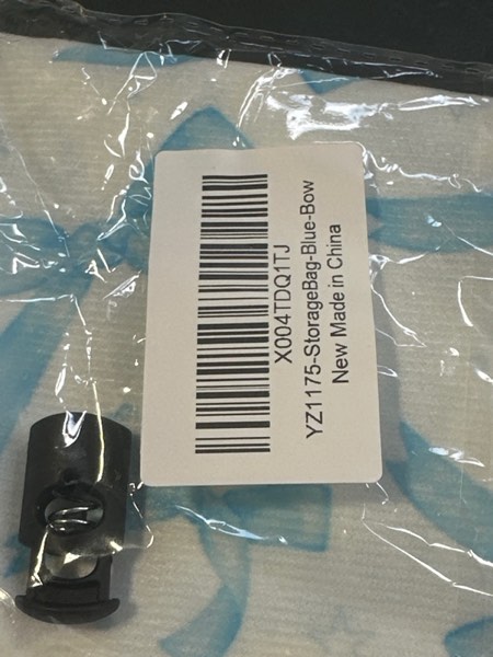 Condition photo showing New/Like New for Trendy Girls Gifts Blue Bow Plastic Bag Holder, Grocery Bag Holder, Reusable Plastic Bags Organizer, Wall Mount Plastic Bags Storage Container Dispensers, Housewarming Gifts for Family Friends