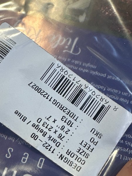 Condition photo showing New/Like New for Keen Home Design 2x7 Rug - Machine Washable Runner Rug with Non-Slip Backing, Ideal for Hallway, Entryway, Kitchen, Laundry Room - Vintage, Easy Clean, Durable, Low Pile - (2'6" x 7')