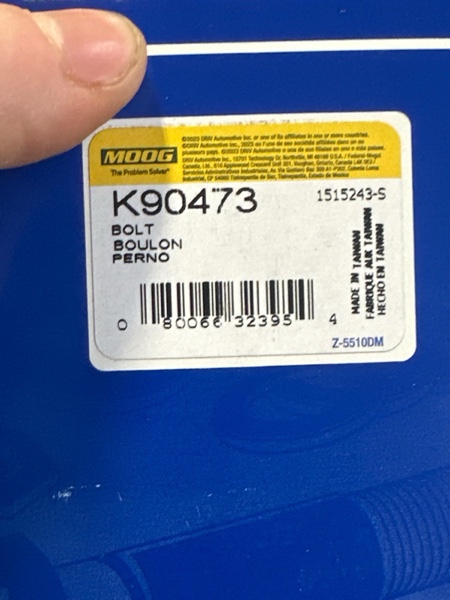 Condition photo showing New/Like New for MOOG K90473 Alignment Camber Kit for Chevrolet Equinox
