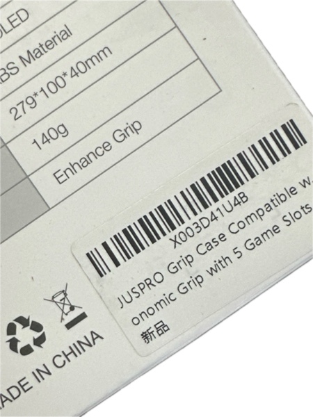 Condition photo showing New/Like New for JUSPRO Grip Case Compatible with Nintendo Switch OLED — Unique Switch Accessories Designed Comfortable & Ergonomic Grip with 5 Game Slots