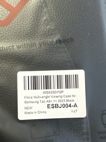 Condition photo showing New/Like New for Fintie Case for Samsung Galaxy Tab A11+ Plus 11 Inch 2025/ A9+ Plus 2023 — Multi-Angle Viewing Smart Stand Back Cover with Pocket Auto Wake/Sleep (Black)