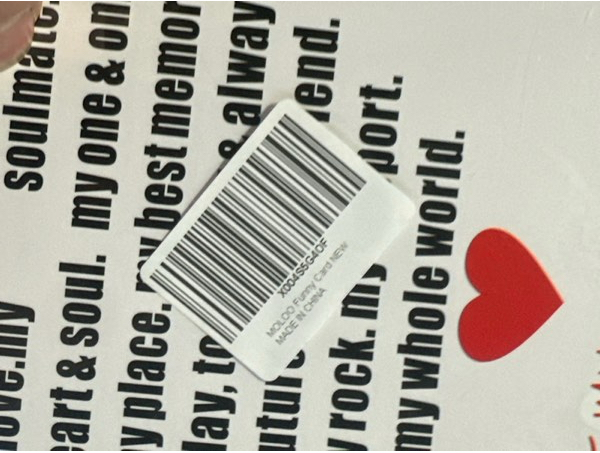 Condition photo showing New/Like New for Funny & Romantic Birthday Card for Husband, Men, & Boyfriend — Sweet Happy Birthday Card, Birthday Gift for Him from Wife or Girlfriend (f04)