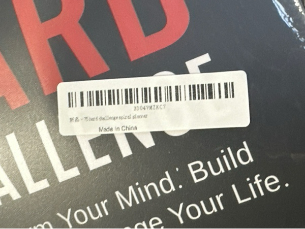 Condition photo showing New/Like New for 75 Day Hard Challenge Journal for Men or Women – 75 Hard Challenge Book with Daily Planner, Rainbow Pages & Wellness Trackers – 75 Challenge Planner Tracker for Fitness, Habits & Self-Care