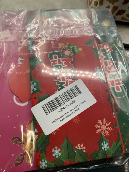 Condition photo showing New/Like New for AIERSA 3Pcs Christmas Money Holders for Cash, Foldable Christmas Cash Gift Envelopes 10 Slots, Unique Multiple Checks Gift Card Book