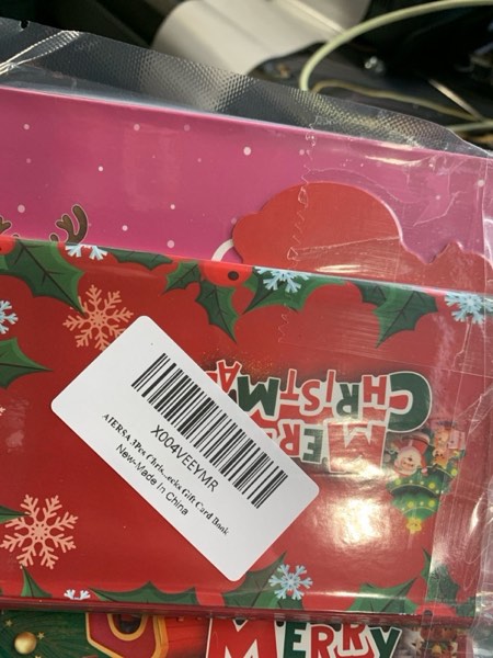 Condition photo showing New/Like New for AIERSA 3Pcs Christmas Money Holders for Cash, Foldable Christmas Cash Gift Envelopes 10 Slots, Unique Multiple Checks Gift Card Book