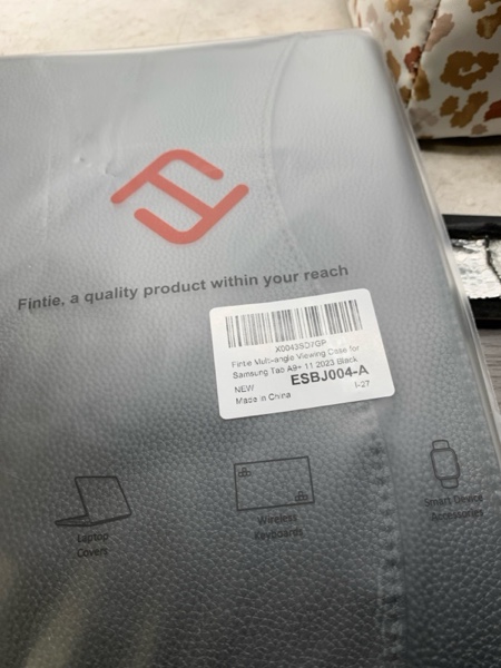 Condition photo showing New/Like New for Fintie Case for Samsung Galaxy Tab A11+ Plus 11 Inch 2025/ A9+ Plus 2023, Multi-Angle Viewing Smart Stand Back Cover with Pocket Auto Wake/Sleep, Black