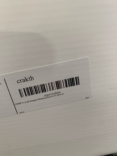 Condition photo showing New/Like New for Snail-Shaped Automatic Spinner Fruit & Vegetable Washer Drainer, Fruit Washing Bowl with Strainer for Strawerries, Blueberries, Kitchen Utensils Gadgets Essentials for Produce Lovers