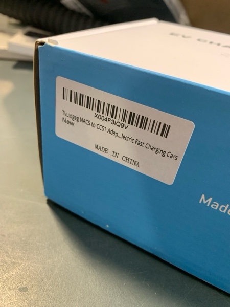 Condition photo showing New/Like New for Tvuidgeg NACS to CCS1 Adapter, Tesla Supercharger V1 V2 V3 V4 DC Fast Charging Station, 500A 250KW 1000V, Fit for Rivian R1T R1S R2 R3, Ford,Polestar,Volvo XC40,XC30,XC90 and GM EVs