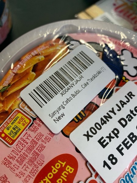 Condition photo showing New/Like New for Samyang Carbo Buldak (Roast Chicken) Hot Spicy Rice Cake Tteokbokki (1)