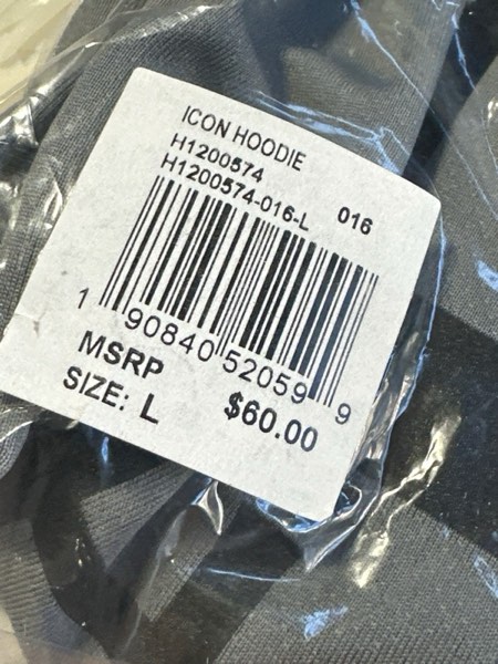 Condition photo showing New/Like New for HUK Men’s Icon X Hoodie — Fishing Shirt With Sun Protection for Men, Night Owl (Large)