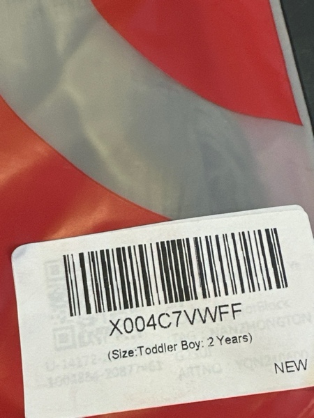 Condition photo showing New/Like New for Size: Toddler Boy: 2 Years