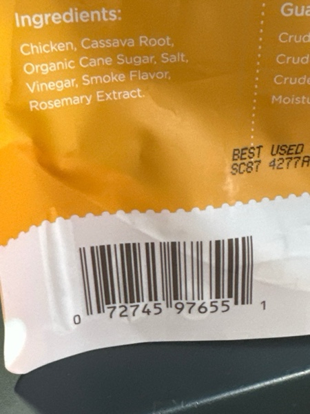Condition photo showing New/Like New for Full Moon Chicken Jerky Tenders — Healthy All Natural Dog Treats, Human Grade Made in USA (26 oz)