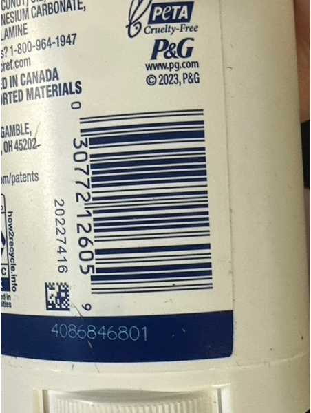 Condition photo showing New/Like New for Secret Whole Body Deodorant Stick for Women, Peach & Vanilla Scent, Aluminum Free Deodorant Stick, 72 HR Odor Protection (Peach & Vanilla Blossom, 2.4 Ounce, Pack of 1)