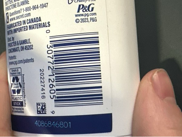 Condition photo showing New/Like New for Secret Whole Body Deodorant Stick for Women, Peach & Vanilla Scent, Aluminum Free Deodorant Stick, 72 HR Odor Protection (Peach & Vanilla Blossom, 2.4 Ounce, Pack of 1)