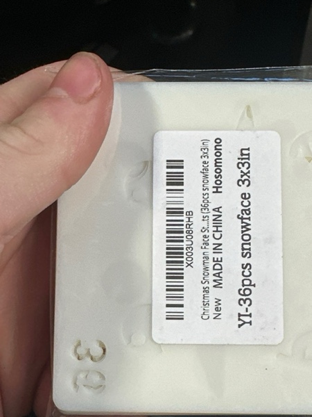 Condition photo showing New/Like New for Christmas Snowman’s Face Stencils — 3 Inches Reusable Winter Ornament Drawing Templates — Small Christmas Stencils for Painting on Wood Cards Window DIY Christmas Tree Ornaments (36 Pieces Snow Face, 3x3 Inches)