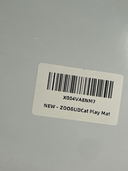 Condition photo showing New/Like New for Activity Play Cat Mat — Play Bag for Cat with 4 Holes — Durable Play Rug for Cats, Collapsible Fun Interactive Training Toys Mat for Cats (Diameter 16 in, Length 24 in)