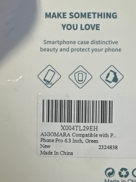 Condition photo showing New/Like New for AIGOMARA Compatible with iPhone 14 Pro Max Case with Finger Strap, Butterfly Lily Floral Pattern for Women Girls, Slim Shockproof Soft TPU Protective Cover for iPhone 14 Pro Max 6.7 Inch, Green Green Butterfly Lily Floral iPhone 14 Pro Max