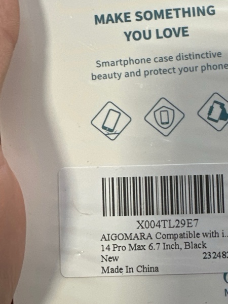 Condition photo showing New/Like New for AIGOMARA Compatible with iPhone 17 Pro Max Case with Finger Strap — Butterfly Lily Floral Pattern for Women/Girls, Slim Shockproof Soft TPU Protective Cover for iPhone 17 Pro Max 6.9 Inch (Black Butterfly Lily Floral, iPhone 17 Pro Max)