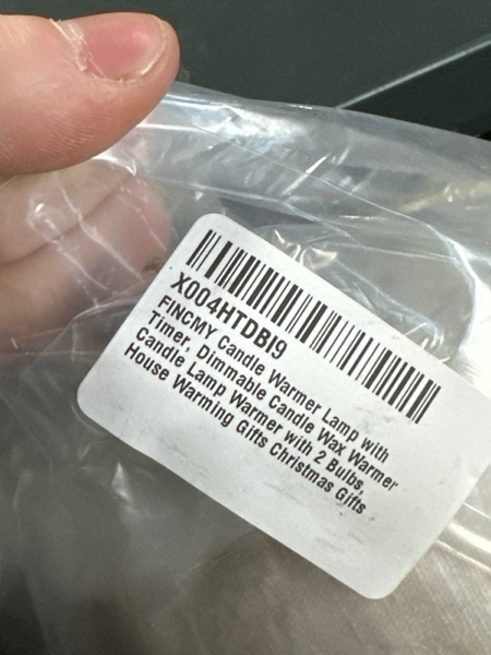 Condition photo showing New/Like New for Candle Warmer Lamp with Timer, Dimmable Candle Wax Warmer Candle Lamp Warmer with 2 Bulbs, House Warming Gifts Christmas Gifts for Women Bedroom Home Decor (Linen-Upgraded)