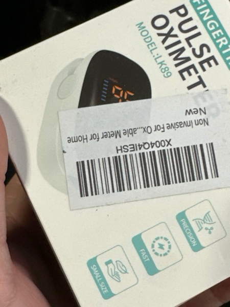 Condition photo showing New/Like New for Non Invasive for Oxygen Meter, Glucose monitor no pricking glucose meters, 2025 Upgraded Blood Sugar Monitors, Rechargeable for Home & Outdoor Use