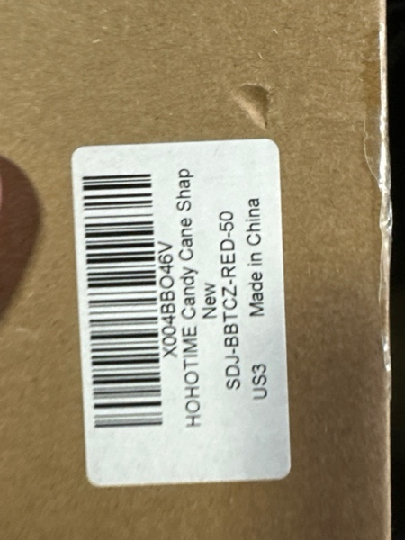 Condition photo showing New/Like New for HOHOTIME 30Pcs Candy Cane Christmas Decorations, Red White Straight Christmas Tree Picks Ornaments, Candy Cane Christmas Tree Decorations for Vase Garland Wreath DIY Craft Xmas Tree Topper Home Decor Red and White 30